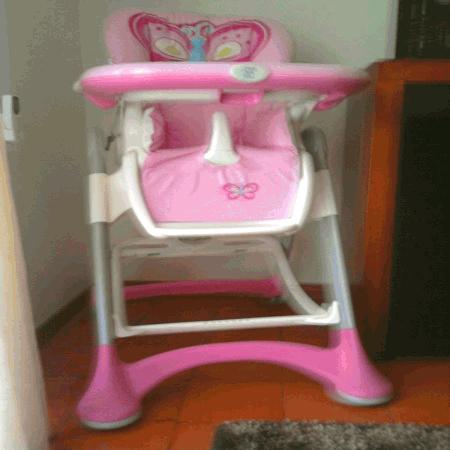 Cadeira de refeio para bebe