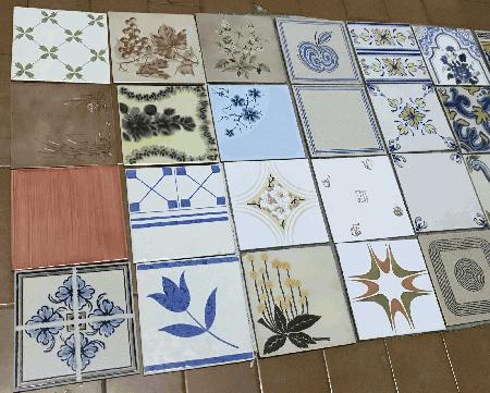Vrios Azulejos antigos 15x15cm