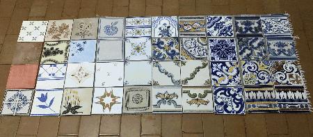 Vrios Azulejos antigos 15x15cm