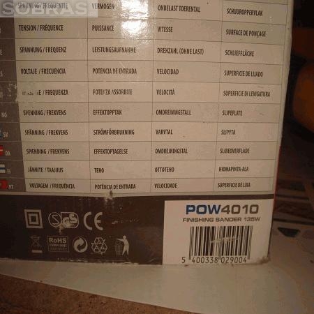 Lixadeira El�ctrica Power Plus POW4010