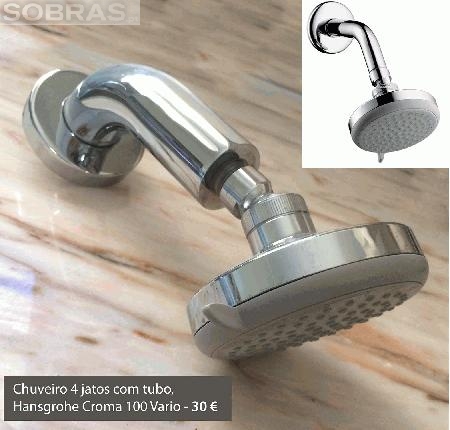 Chuveiro 4 jatos com tubo, Hansgrohe