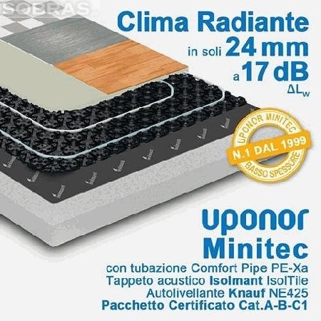 Tela isolamento ac�stico para piso radiante baixa espessura