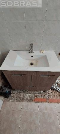 Conjunto movel e lavat�rio wc