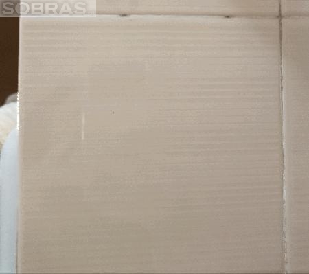Azulejo 10x10 Rosa com estrias, anos 70/80