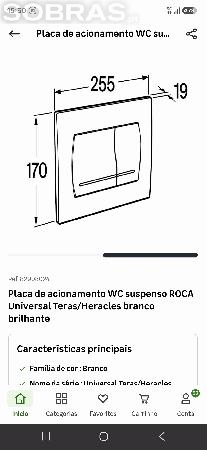 Placa Roca Descarga Inox